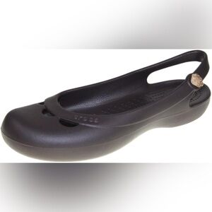 Crocs Jayna slingback ballerina ballet flats women’s 5